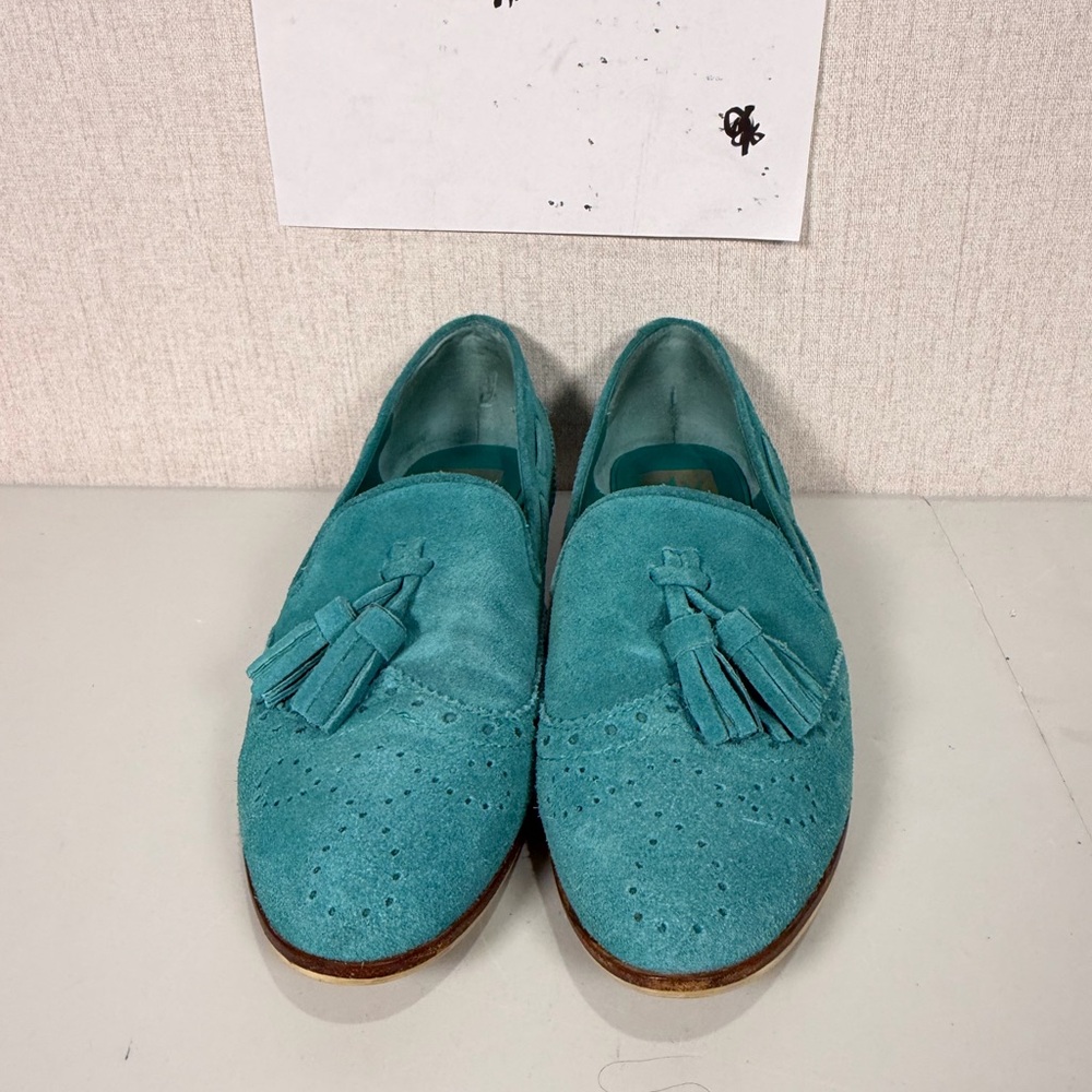 Dolce Vita‎ Teal Suede Loafers